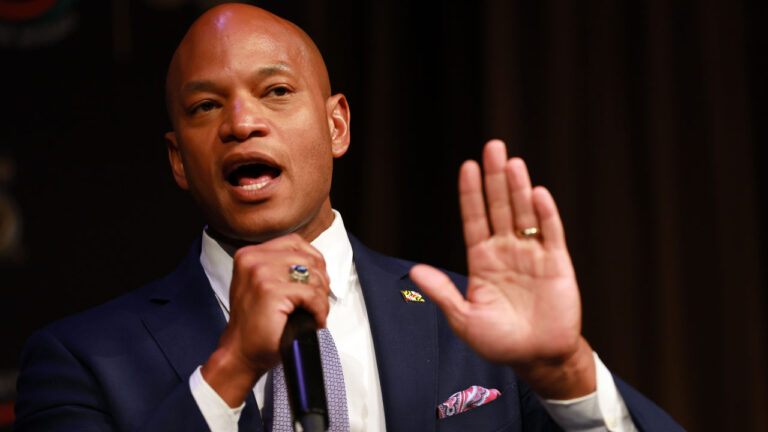 Maryland Gov. Wes Moore speaks at an event.