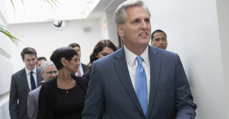 Kevin McCarthy Drops Out of House Speaker Race: ‘It’s Best We Have a New Face’
