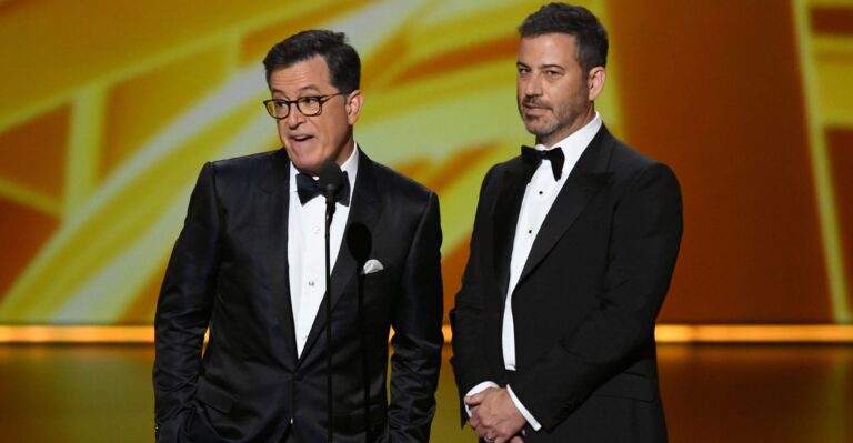 2 Reasons TV ‘Comedy’ Writers Should Have Stayed on Strike: Colbert and Kimmel