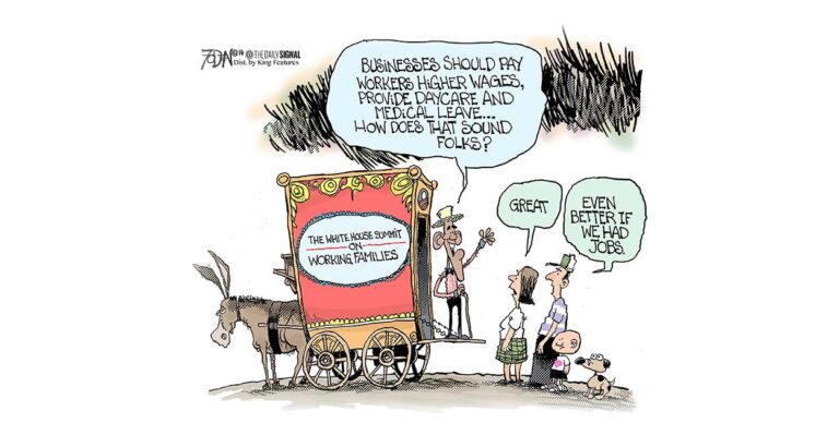 Cartoon: Obama’s Family-Friendly Workplace Policies