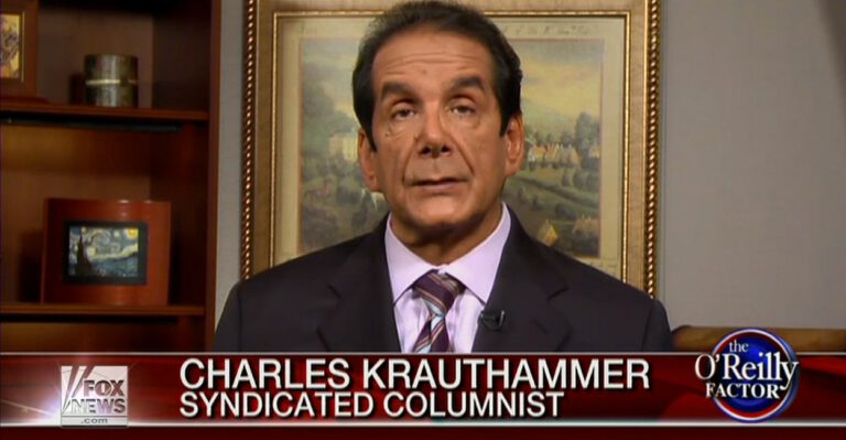 Krauthammer on Illegal Immigration: ‘Fences Work’