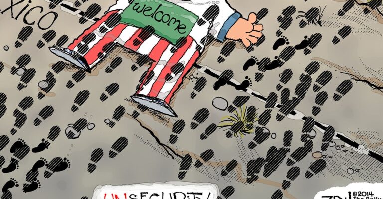 Cartoon: Border Security Under President Obama