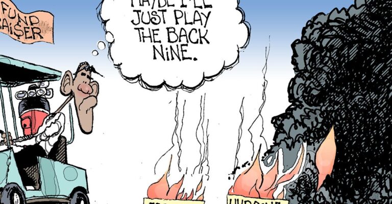 Cartoon: Obama’s Summer of Denial