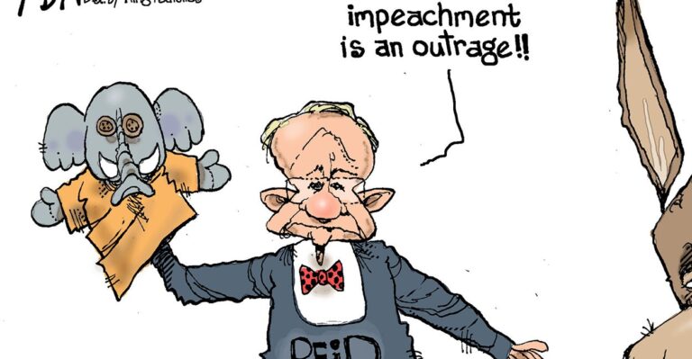 Cartoon: Democrats on Impeachment Talk