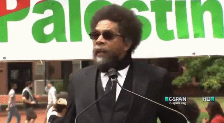 At Pro-Palestinian Protest, Cornel West Calls Obama a ‘War Criminal’