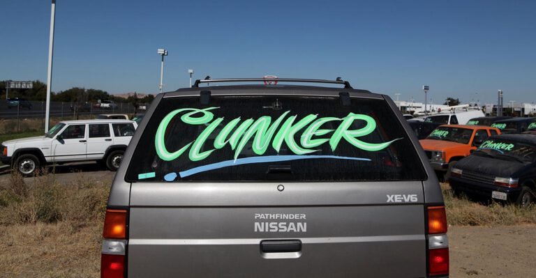 Study: Cash for Clunkers Was a $3 Billion Jalopy