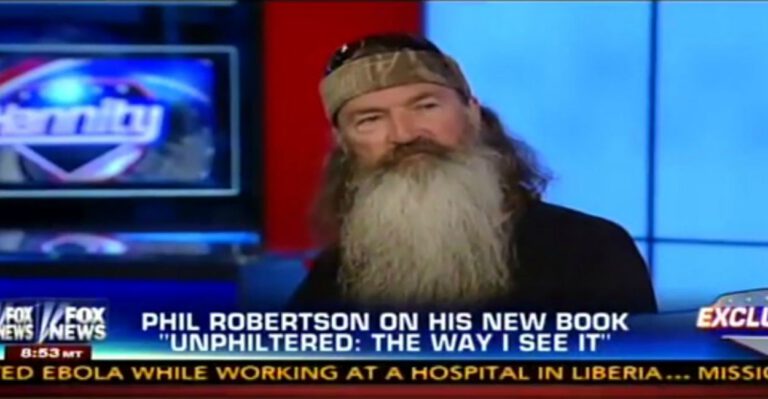 Phil Robertson Delivered Quite a Zinger During a TV Interview Yesterday. And No, It’s Not About ISIS.