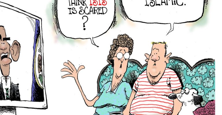 Cartoon: What Obama Said in ISIS Speech