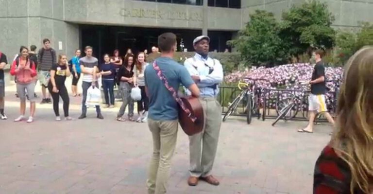 ‘Jesus Loves You All!’ College Students Respond to Angry Preacher