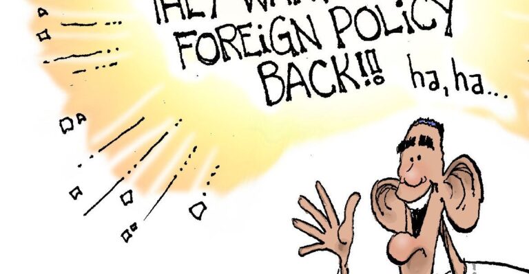 Cartoon: Obama, Then and Now