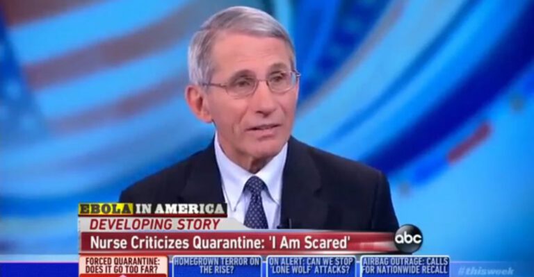 NIH Director Warns of Unintended Consequences from Mandatory Quarantines in New York, New Jersey