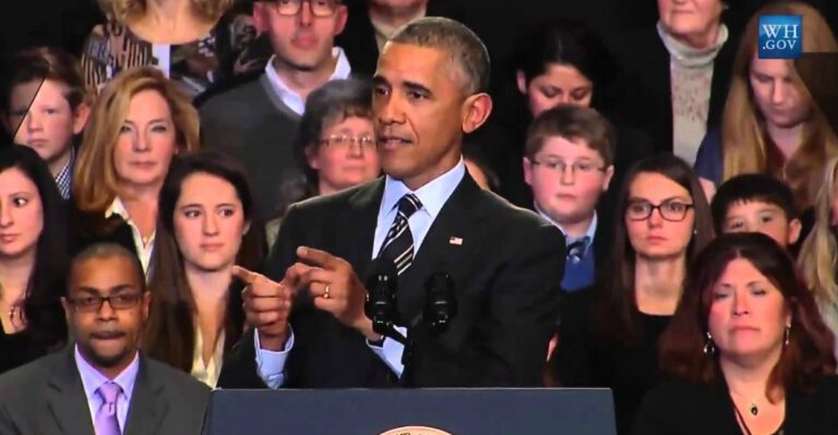 Watch Obama Struggle to Quiet Hecklers Upset About Immigration