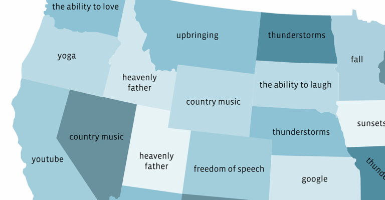 Reasons Why Residents of Your State Are Grateful, in 8 Charts