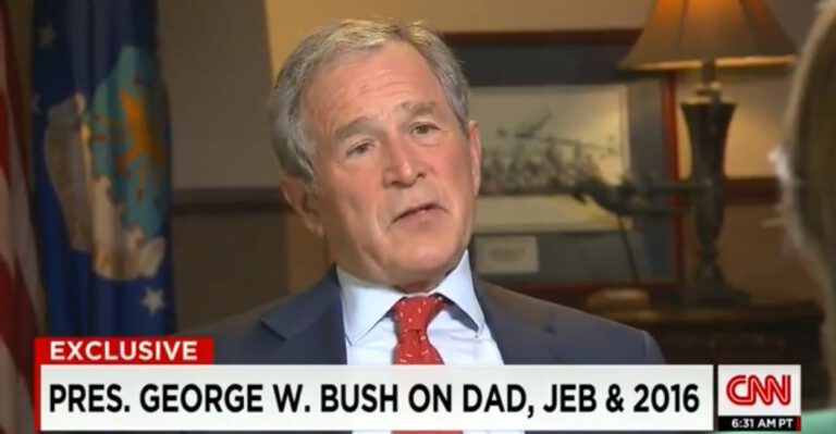 George W. Bush Says Putin Has Become More of a ‘Zero-Sum-Type Thinker’