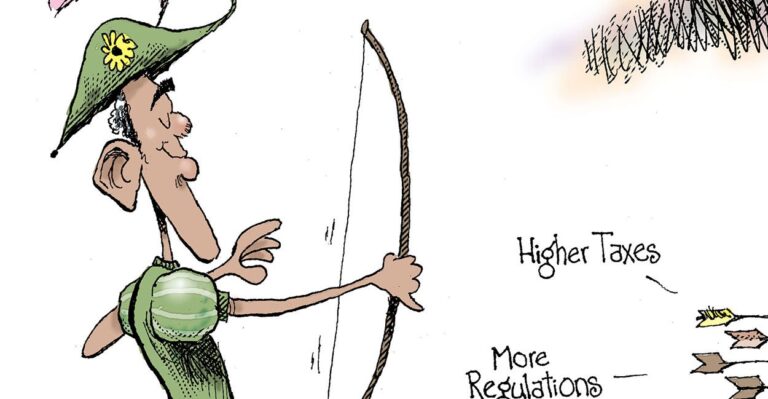 Cartoon: Obama Is Robin Hood