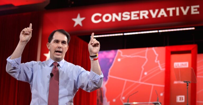 Scott Walker Casts Himself as Champion of ‘Hard-Working Taxpayers’