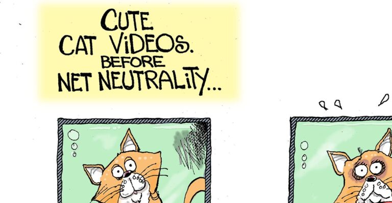 Cartoon: Net Neutrality and Cat Videos