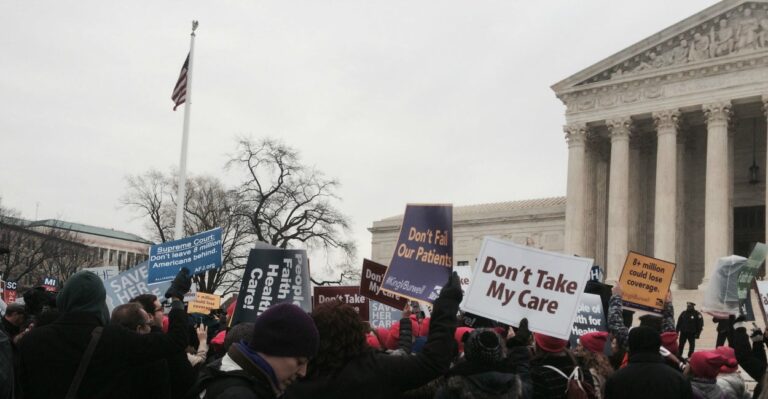 Obamacare Supporters, Critics Clash at Supreme Court Over Law’s Subsidies
