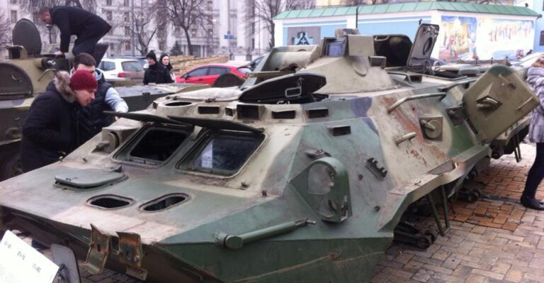 Ukraine Showcases Captured Russian Military Hardware