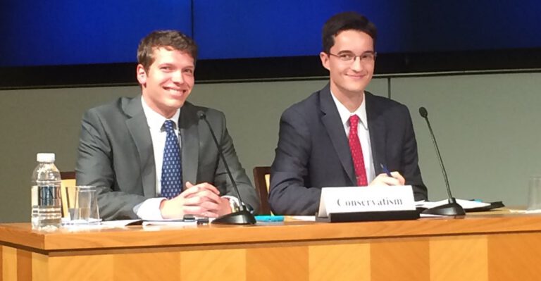 Conservative-Libertarian Debate Produces Thought-Provoking Fireworks