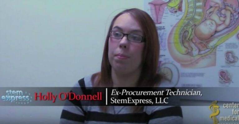 In New Video, Former StemExpress Employee Says Fetal Body Parts Were Obtained Without Consent