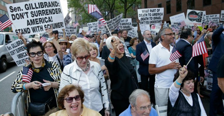 Thousands Take to New York Streets to Protest Iran Deal