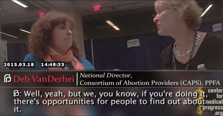 In New Video, Planned Parenthood Executives Worry About Public Relations: ‘This Could Destroy Your Organization and Us’