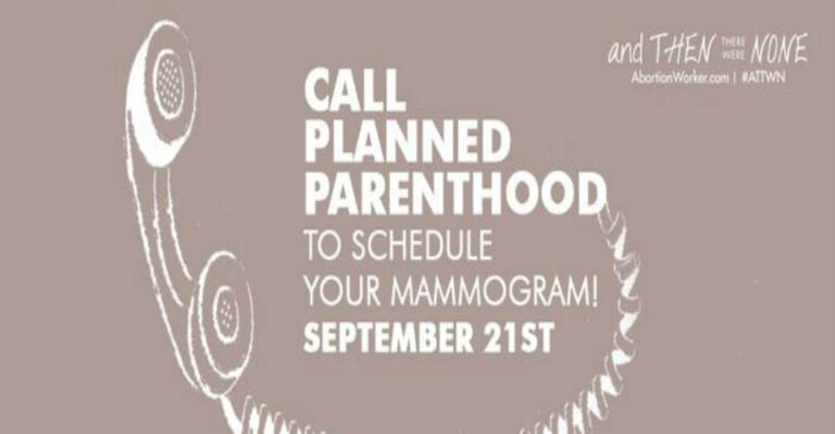 This Pro-Life Group Wants You to Try to Schedule a Mammogram at Planned Parenthood