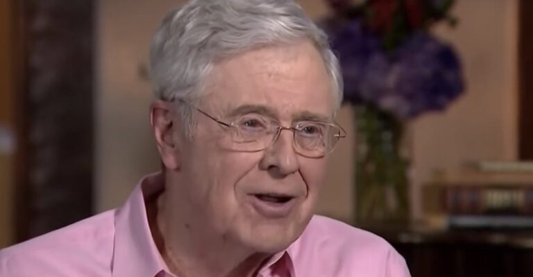 Charles Koch Responds to Democrat Attacks: ‘People Aren’t Going to Scare Me Off’
