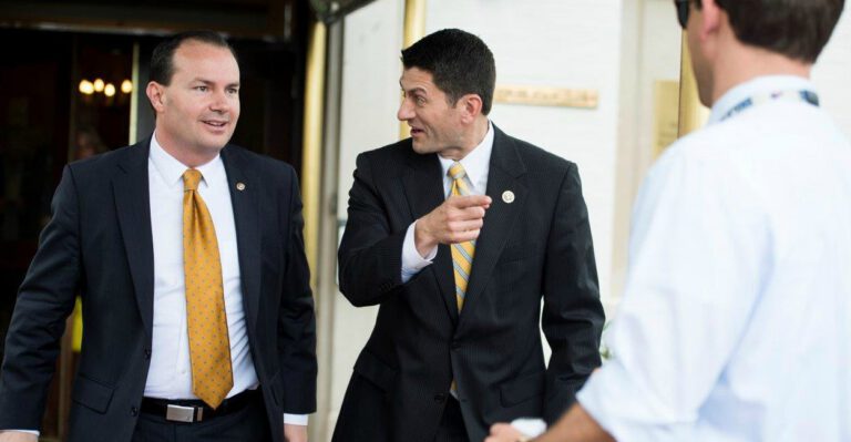 In Signal to Conservatives, Paul Ryan Taps Sen. Mike Lee for Opening Remarks