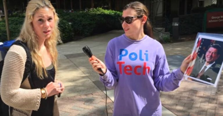 There They Go Again: College Students Can’t Identify Photo of Ronald Reagan