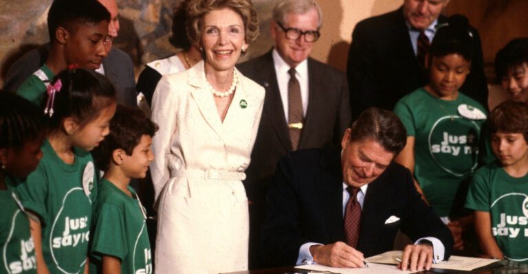 Nancy Reagan’s ‘Just Say No’ Campaign Helped Halve Number of Teens on Drugs