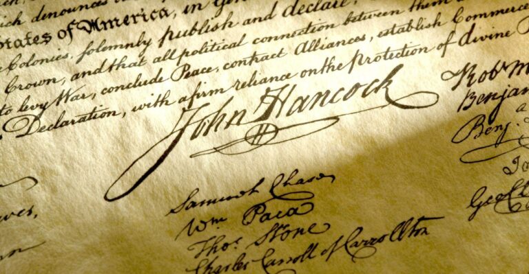 The Sacrifices Made by the Men Who Signed the Declaration