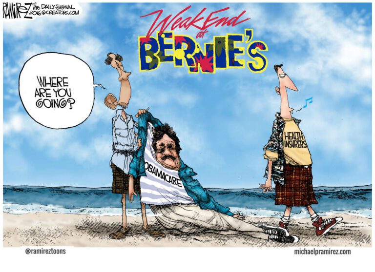 Cartoon: Health Insurers Walk Away From Obamacare