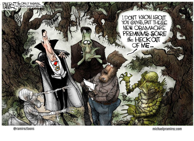 Cartoon: Obamacare Delivers All Tricks, No Treats