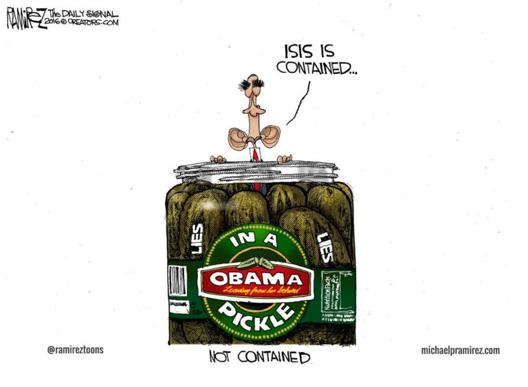 Cartoon: Who’s in a Pickle? Not ISIS