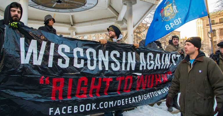 Should Wisconsin Pass a Right-to-Work Law? These 2 Charts Explain the Debate.
