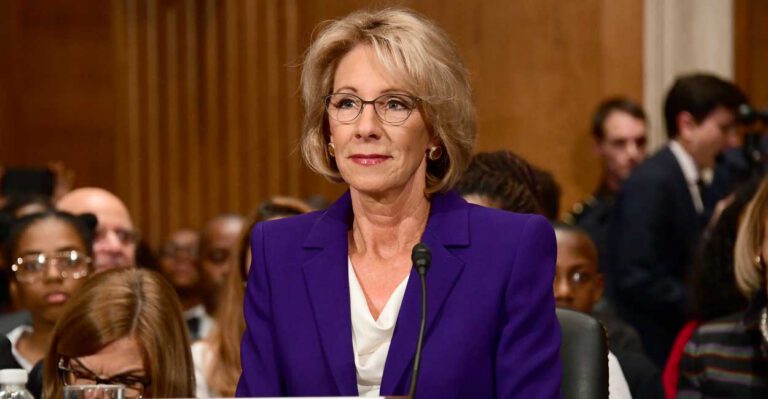 Republican Lawmakers Call for Swift Confirmation of Betsy DeVos