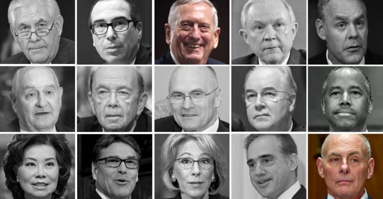 13 of Trump’s Cabinet Nominees Await Senate Approval, Leaving Agencies Without a Leader