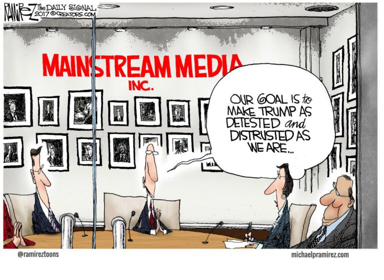 Cartoon: The Media’s Playbook