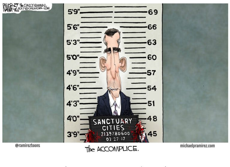 Cartoon: Sanctuary Cities Play Accomplice to Crime