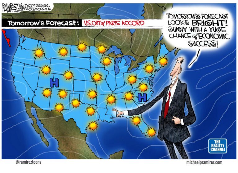 Cartoon: Post-Paris Forecast Calls for Sunny Skies