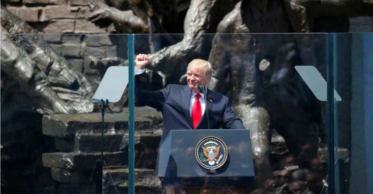Trump Defends the West