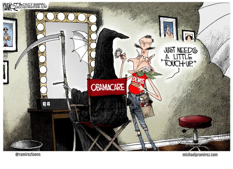 Cartoon: Democrats Are in Denial About Obamacare