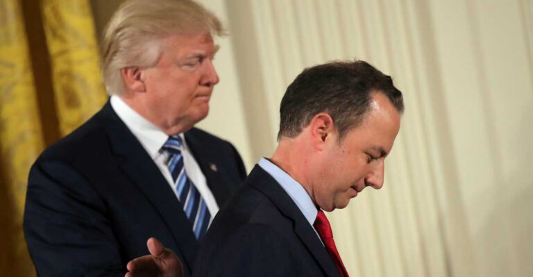 Trump Dumps Reince Priebus After Rocky 6 Months as Chief of Staff