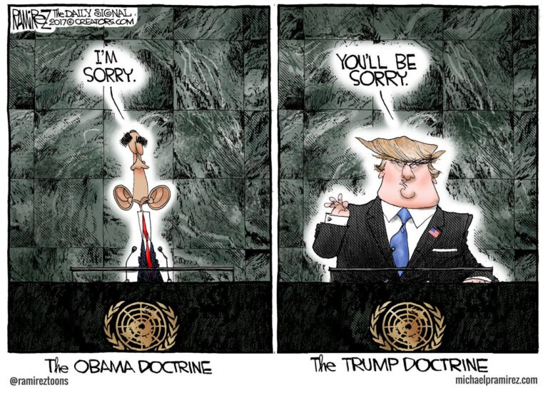 Cartoon: Trump’s Message to the United Nations