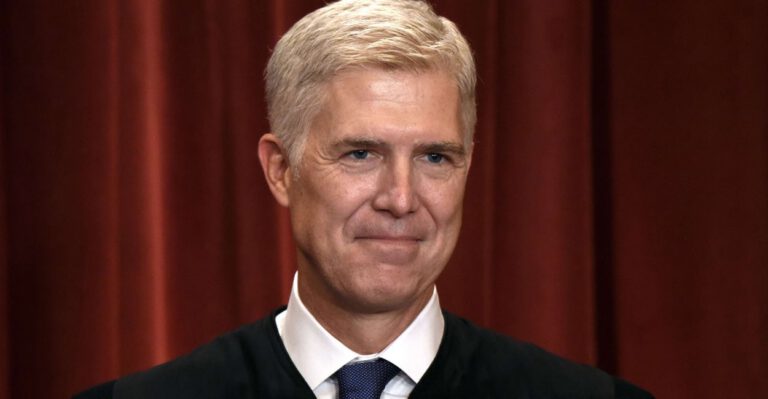 Gorsuch Touts Originalism, Textualism in Address to Conservative Legal Society