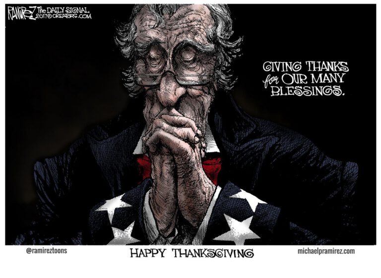 Cartoon: Giving Thanks