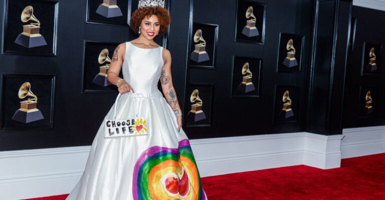 Here’s Why Joy Villa Wore That Pro-Life Dress at the Grammys