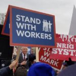 Mandatory Union Fees Divide Demonstrators as Supreme Court Hears Arguments